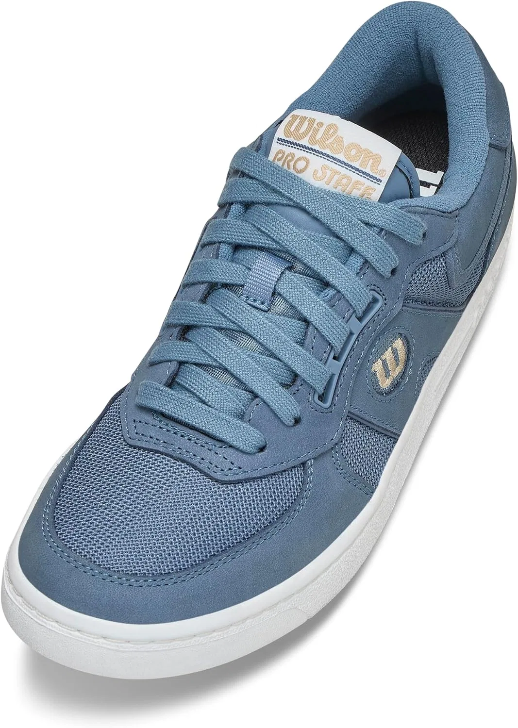 Кроссовки теннисные WILSON Pro Staff 87, цвет China Blue/White/Safari — фото 3