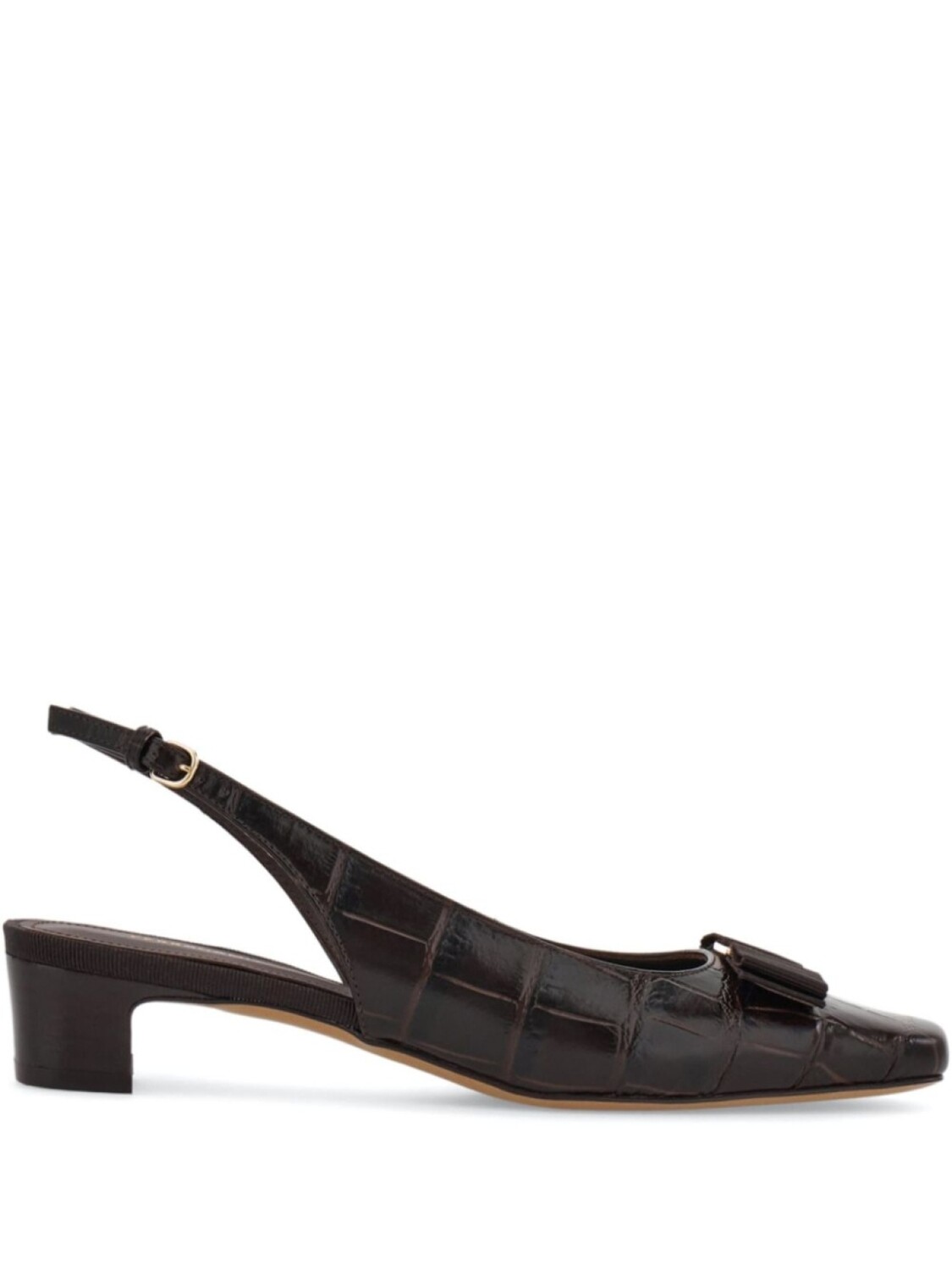 30-мм туфли Vara Ferragamo, коричневый