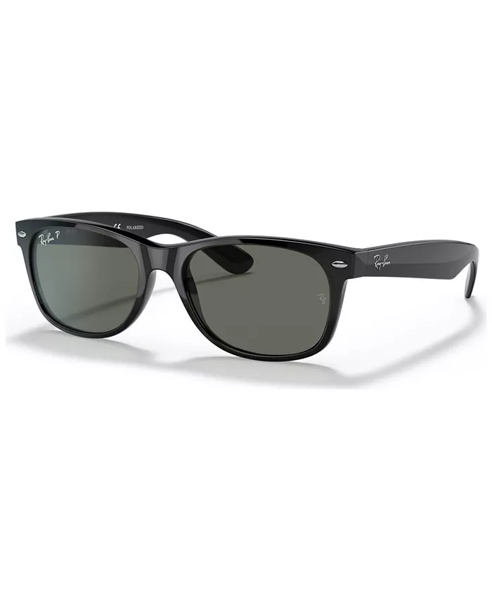 

Унисекс поляризационные солнцезащитные очки RB2132 New Wayfarer Ray-Ban, черный