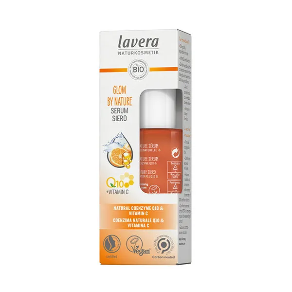 

Восстанавливающая сыворотка Sérum Facial Q10 Vitamina C Glow By Nature Lavera, 30 ml