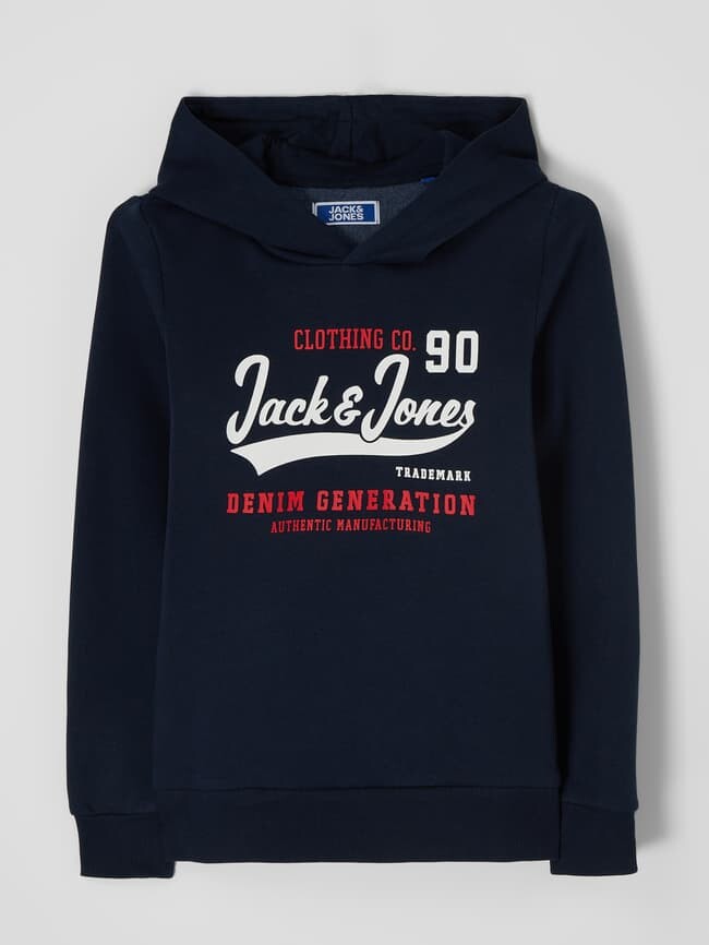 

Толстовка с логотипом Jack & Jones, темно-синий
