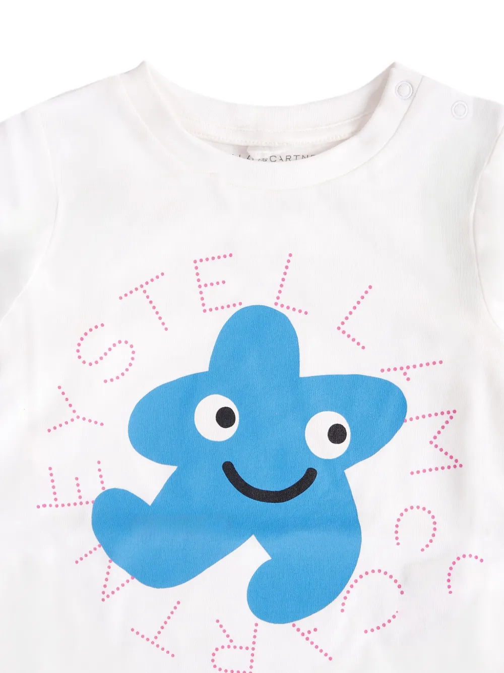 Футболка с длинными рукавами с персонажем мультфильма Stella McCartney Kids, белый — фото 3