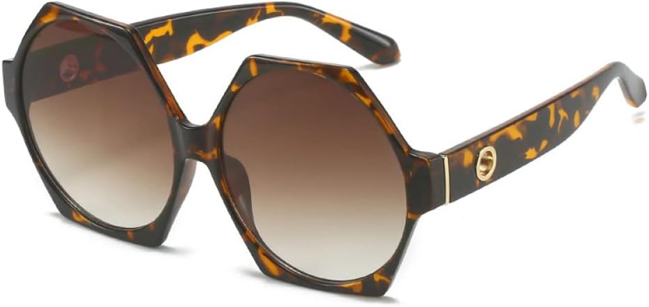 

Солнцезащитные очки с шестиугольной оправой для женщин, солнцезащитные очки с заклепками для мужчин, солнцезащитные очки для женщин с защитой от УФ-излучения UV400 generic, C2