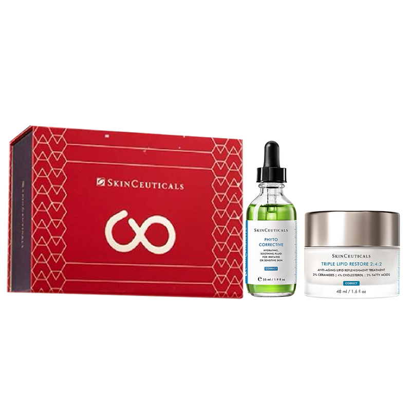 

Xiulike новогодний лимитированный набор сыворотка и крем для тона кожи уход за кожей подтягивающий восстанавливающий 30мл+48мл/48мл+55мл SKINCEUTICALS