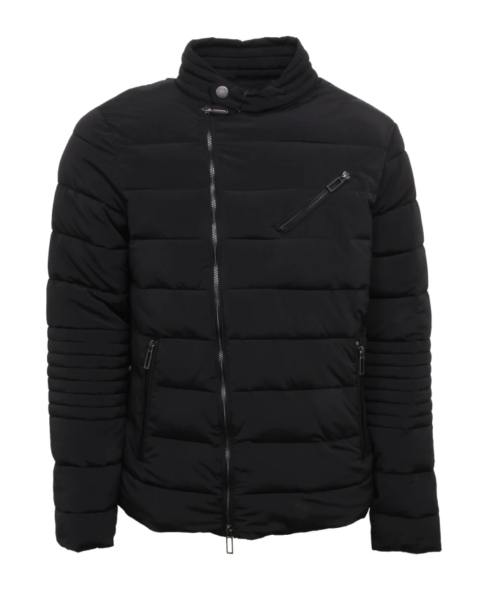 

Легкая куртка приталенного кроя Paolo Pecora, черный