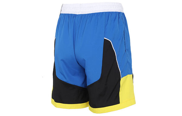 Шорты throwback colorblock woven sports basketball shorts blue Nike, синий — фото 2