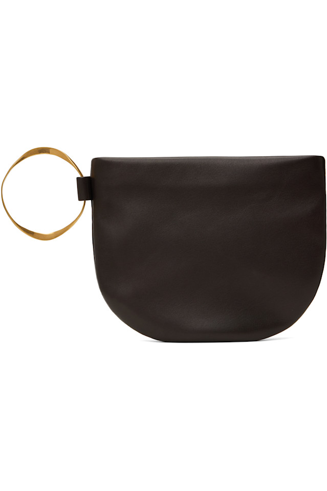 

Гео браслет клатч The Row, цвет dark aniline