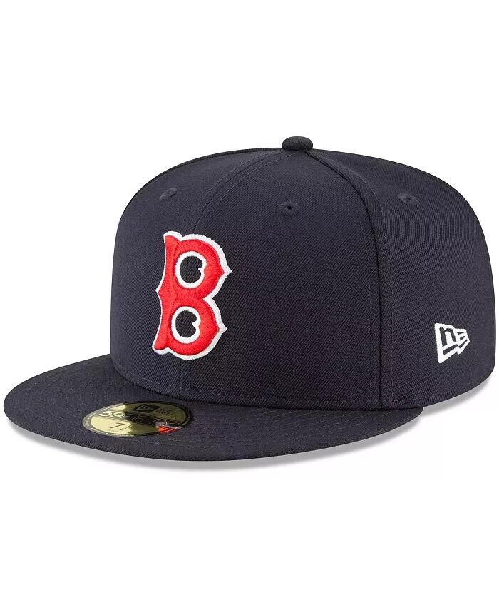 

Мужская темно-синяя шляпа Boston Red Sox Cooperstown Collection Wool 59FIFTY приталенная шляпа New Era, синий