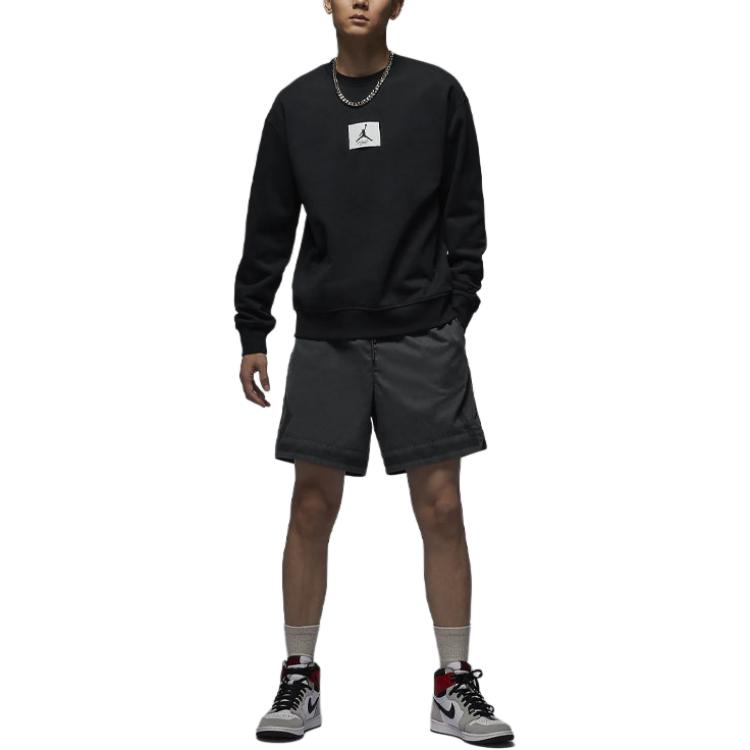 Основные повседневные шорты мужские dark smoke gray Jordan, серый — фото 4