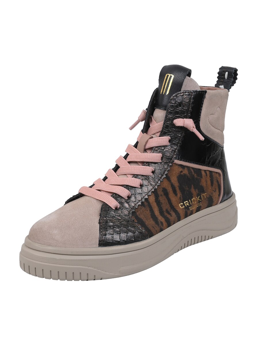 Высокие кроссовки Crickit SOLE , Brown/Dusky pink