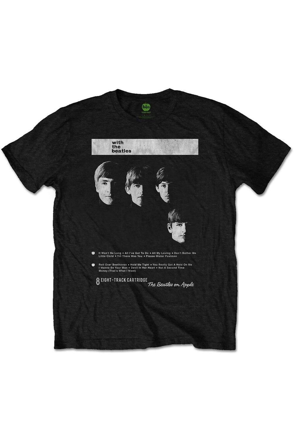 

Футболка с 8 треками The Beatles, черный
