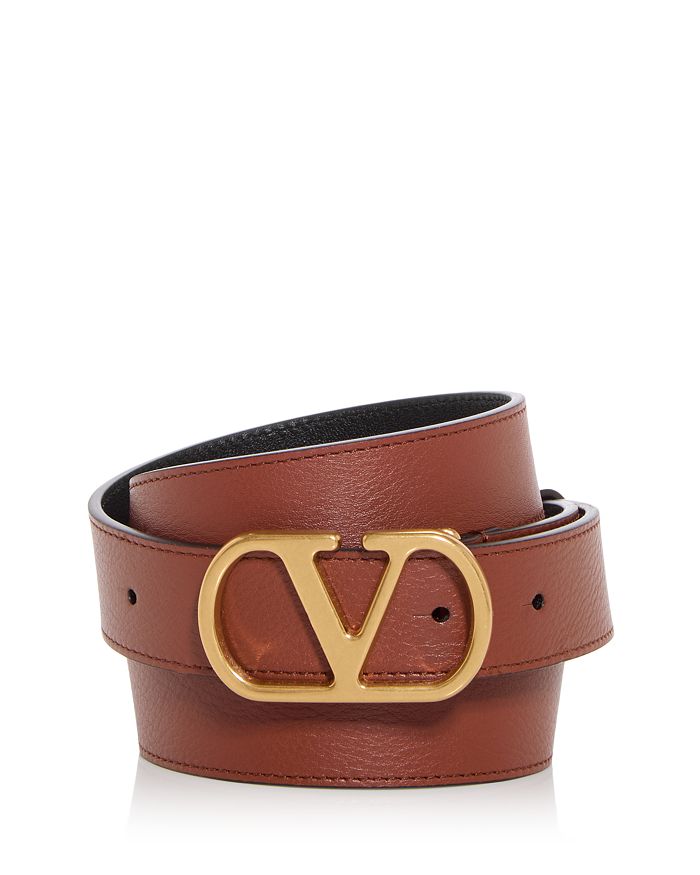 

Мужской кожаный ремень VLogo Valentino Garavani, коричневый