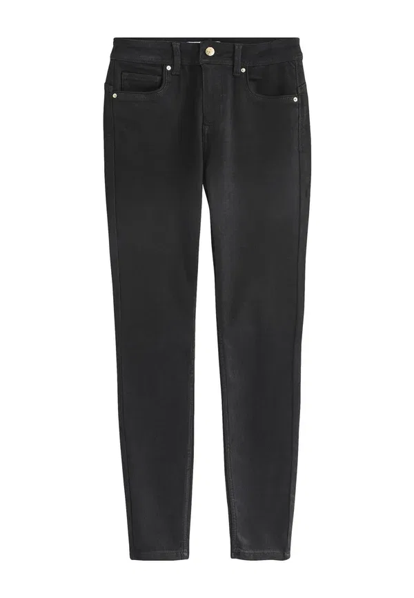 Джинсы стандартные супермягкие slim fit Next, черный