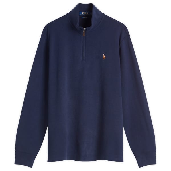

Толстовка с застежкой-молнией на половину длины Polo Ralph Lauren, синий