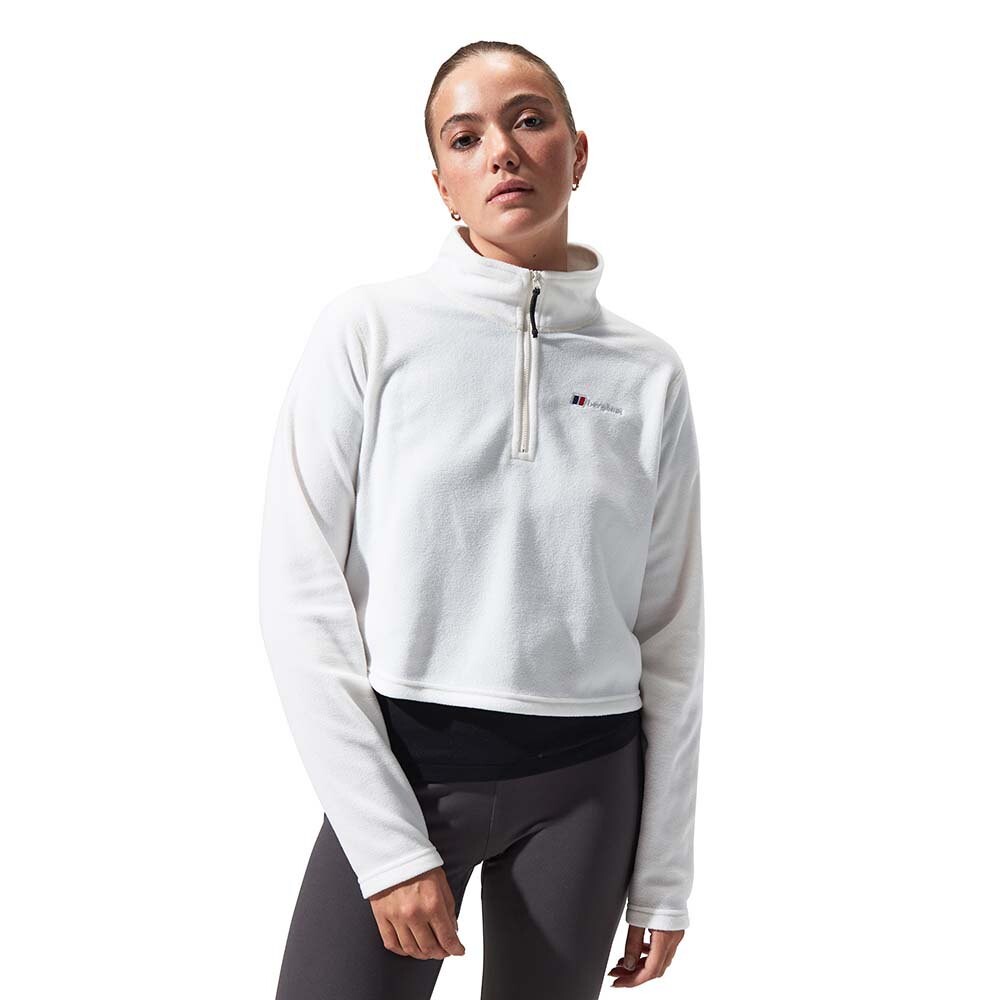 

Флис Berghaus Urb Prism Crop Half Zip, белый