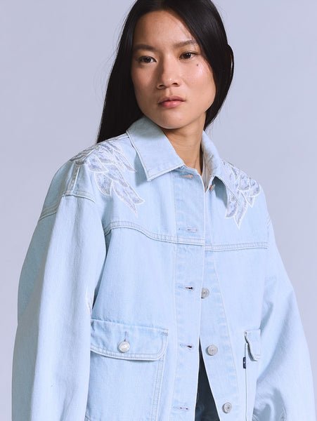 Куртка-тракер BLUETAB BLISS Levi's, Medium Indigo - Worn In — фото 3