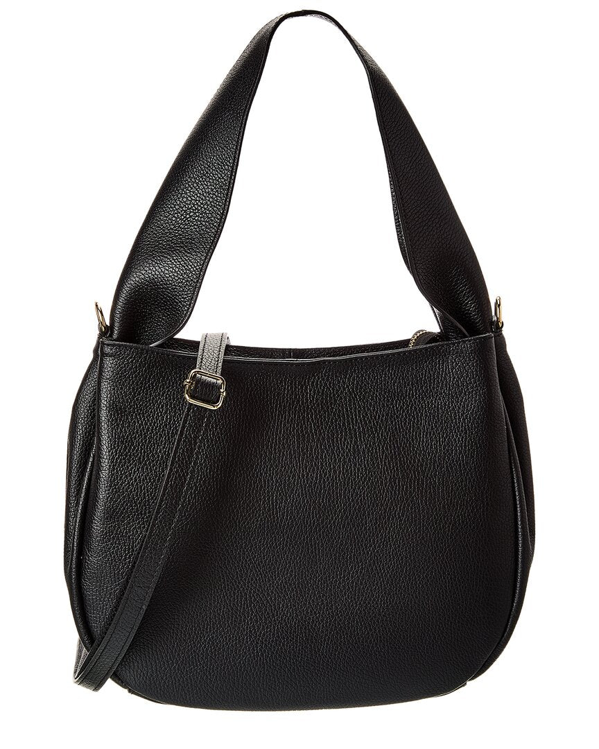 

Итальянская кожаная сумка через плечо Italian Leather, черный
