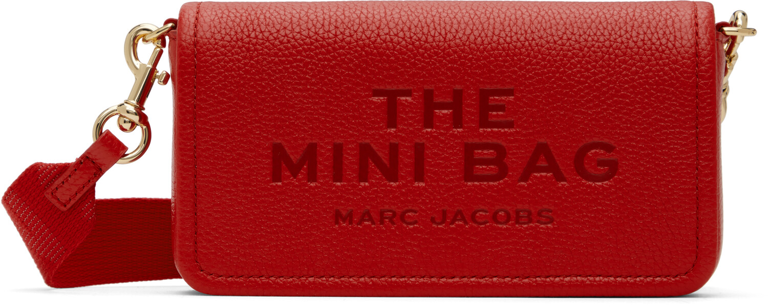 

Красная сумка «The Leather Mini» Marc Jacobs