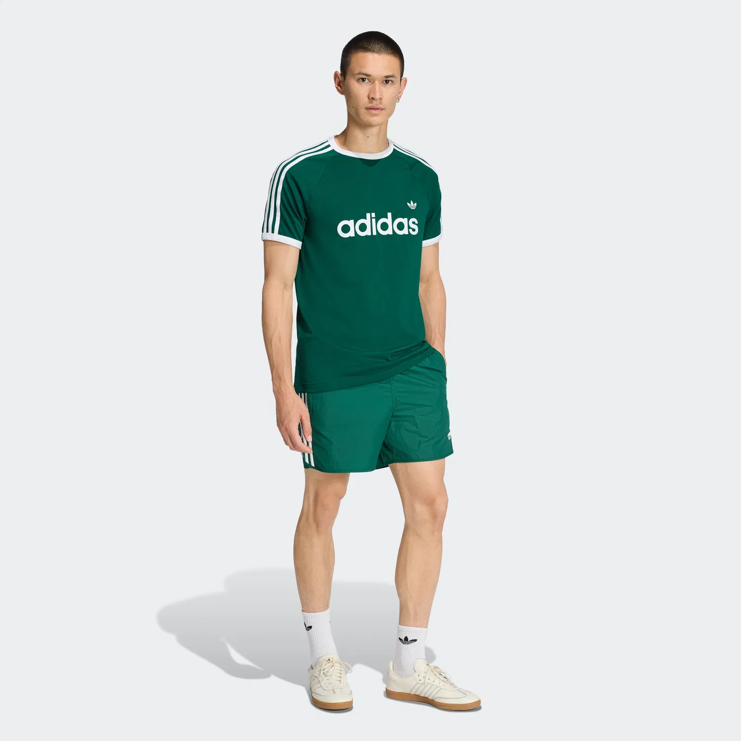 Мужские шорты Sprinter цвета Collegiate Green от Adidas — фото 3