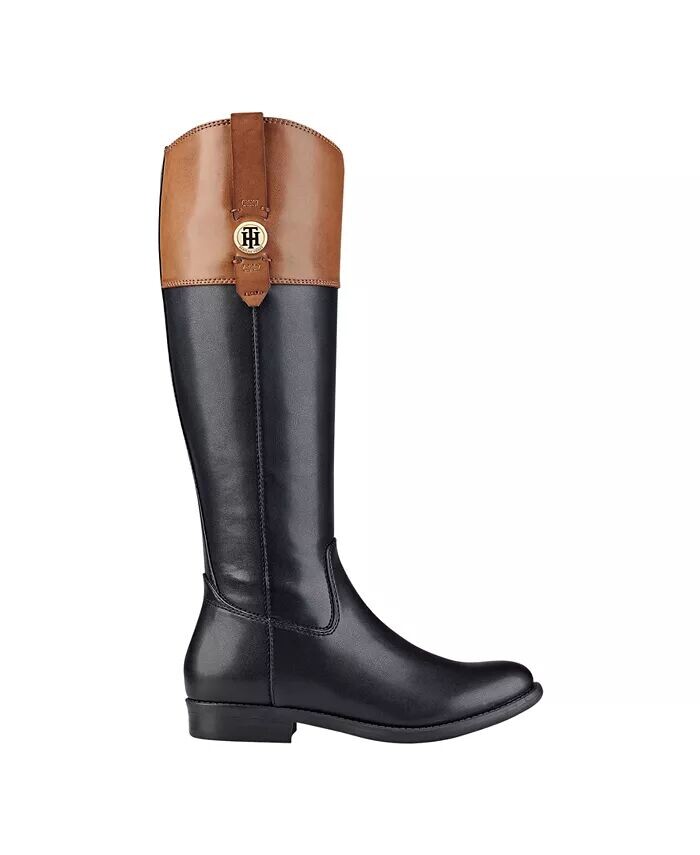 Женские сапоги Shano Riding Style с круглым носком Tommy Hilfiger, мультиколор — фото 2