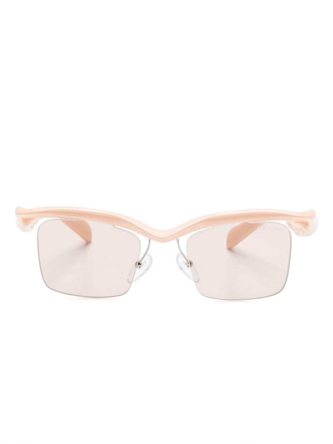 

Prada Eyewear солнцезащитные очки Morph в квадратной оправе, нейтральный цвет