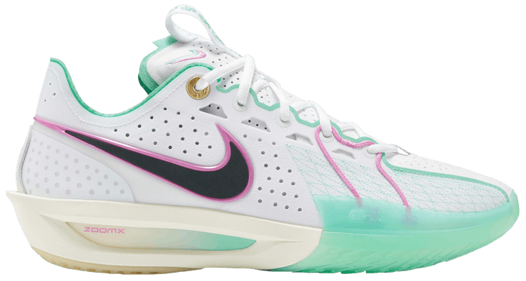 

Кроссовки Nike Air Zoom GT Cut 3 EP 'White Teal Playful Pink', белый
