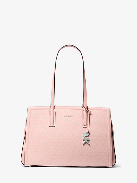 

Сумка-Тоут Laila среднего размера с фирменным логотипом Michael Kors, розовый