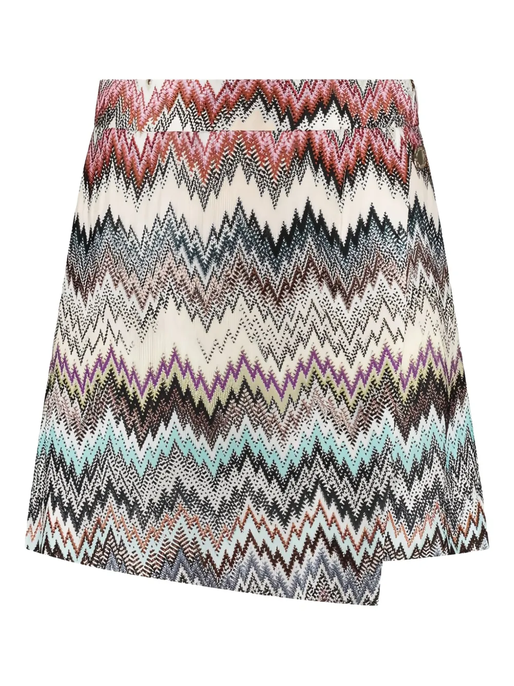 

Юбка с узором зигзаг Missoni Kids, нейтральный