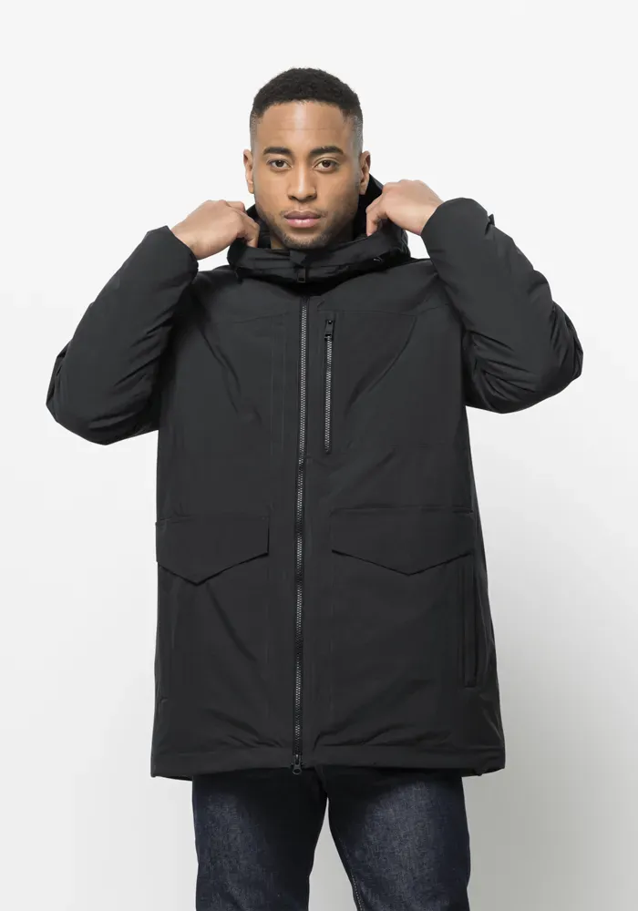 

Функциональная парка Jack Wolfskin "KOENIGSBAU PARKA M", с капюшоном, черный