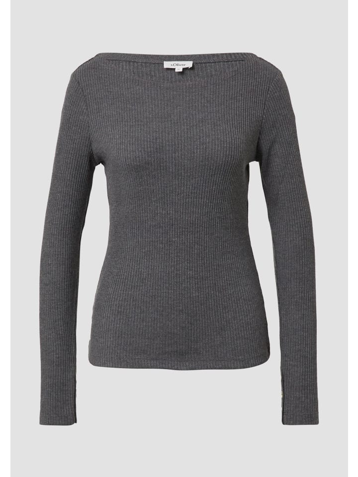 

Футболка цвета 97W3_graphite s.Oliver, Хаки, Футболка цвета 97W3_graphite s.Oliver