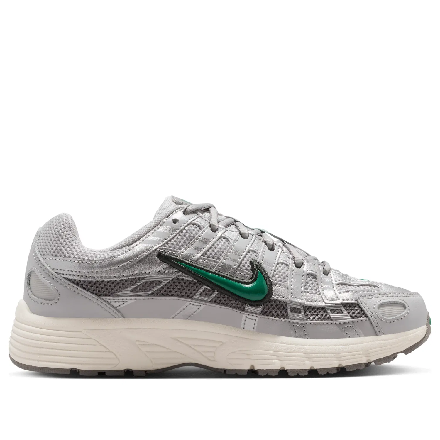 Кроссовки Nike P-6000 'Grey Fog Malachite' HV5064-021, зеленый — фото 2