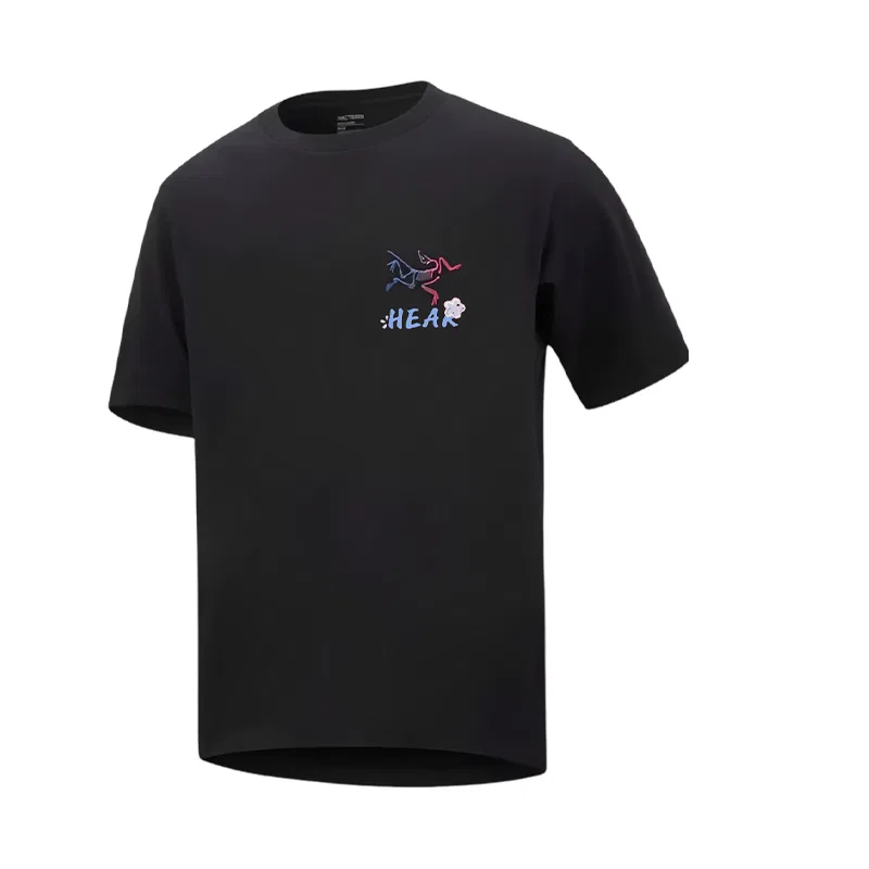 Футболка хлопковая Arcteryx Black/Multi