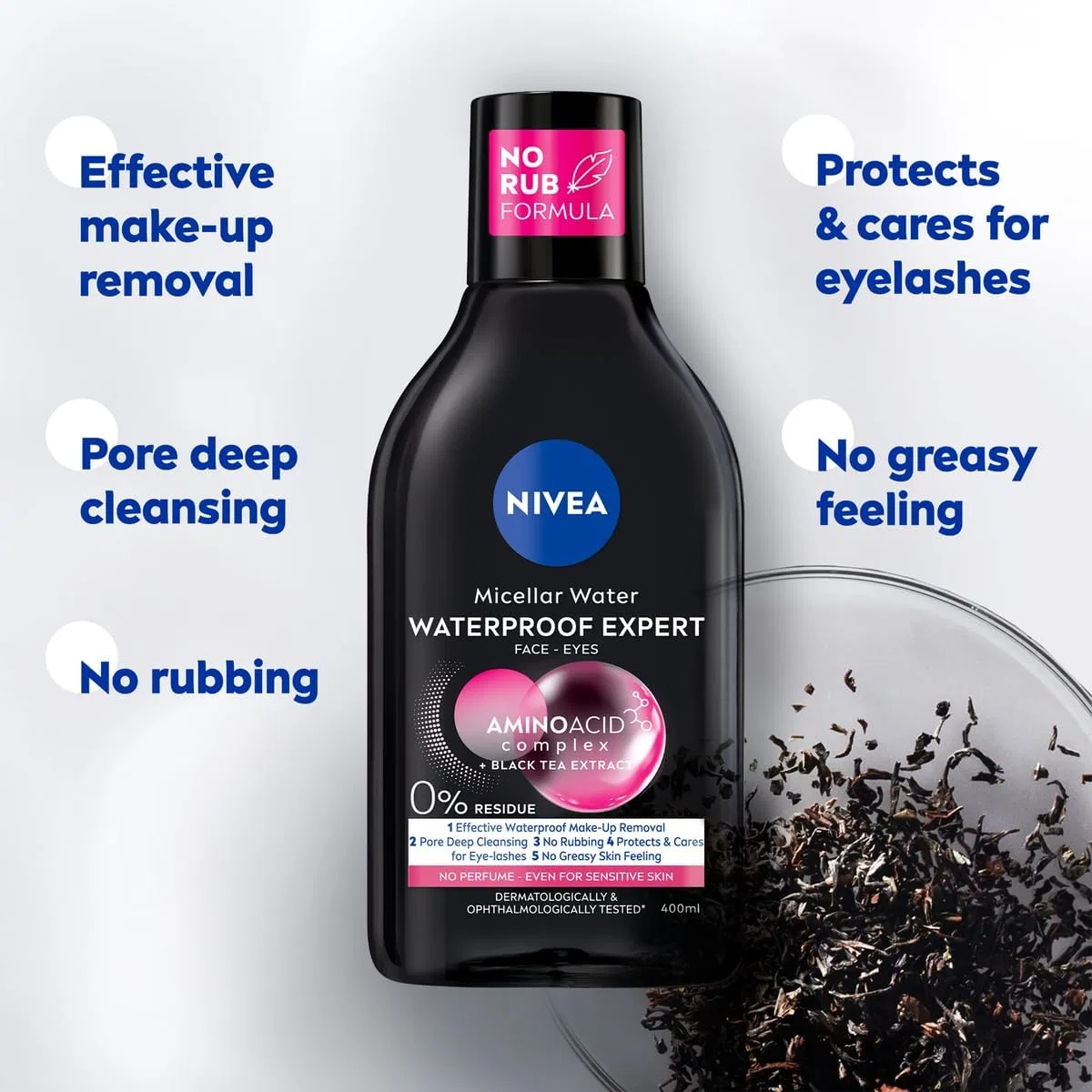 Мицеллярная вода Nivea — «MicellAIR Professional» для снятия макияжа от, 400 мл — фото 4