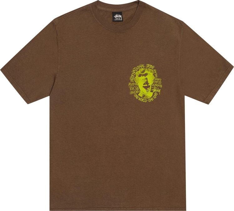 

Футболка Stussy Camelot 'Brown', коричневый