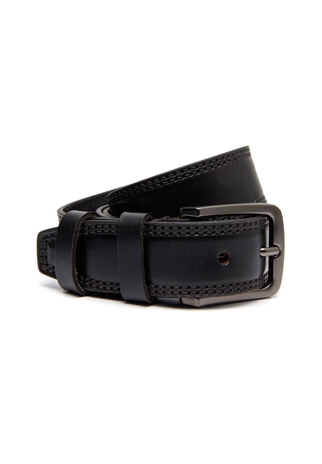 

Ремень Manovo кожаный The Chesterfield Brand, черный