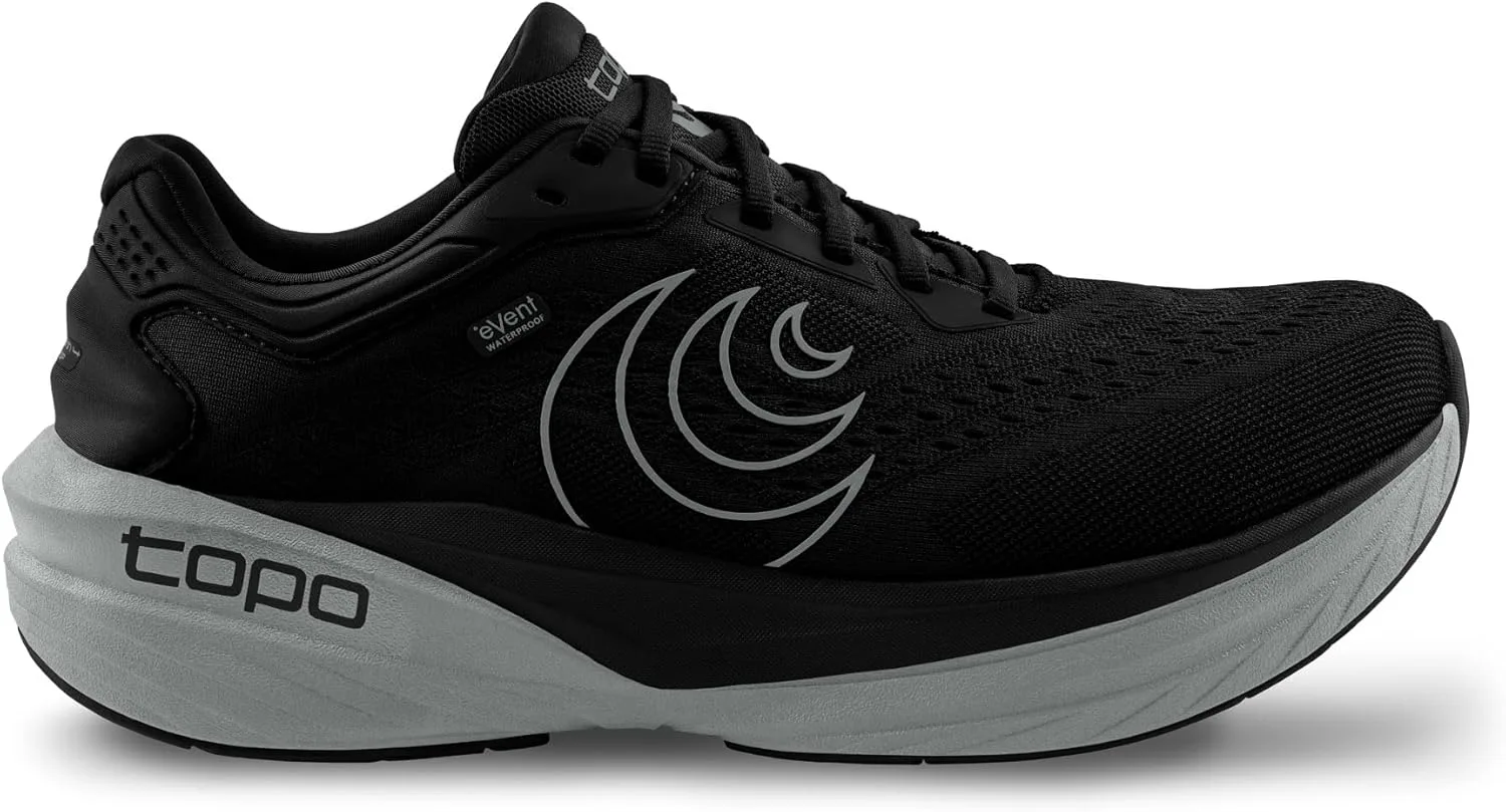 Мужские кроссовки Topo Athletic Phantom 4 WP для бега по дороге, легкие и удобные, с перепадом пятки 5 мм, черный — фото 3
