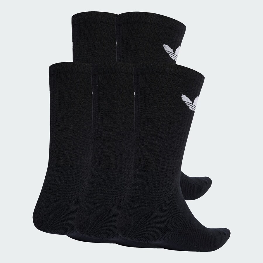 Носки ADIDAS ORIGINALS Trefoil Cushion, Black — фото 2