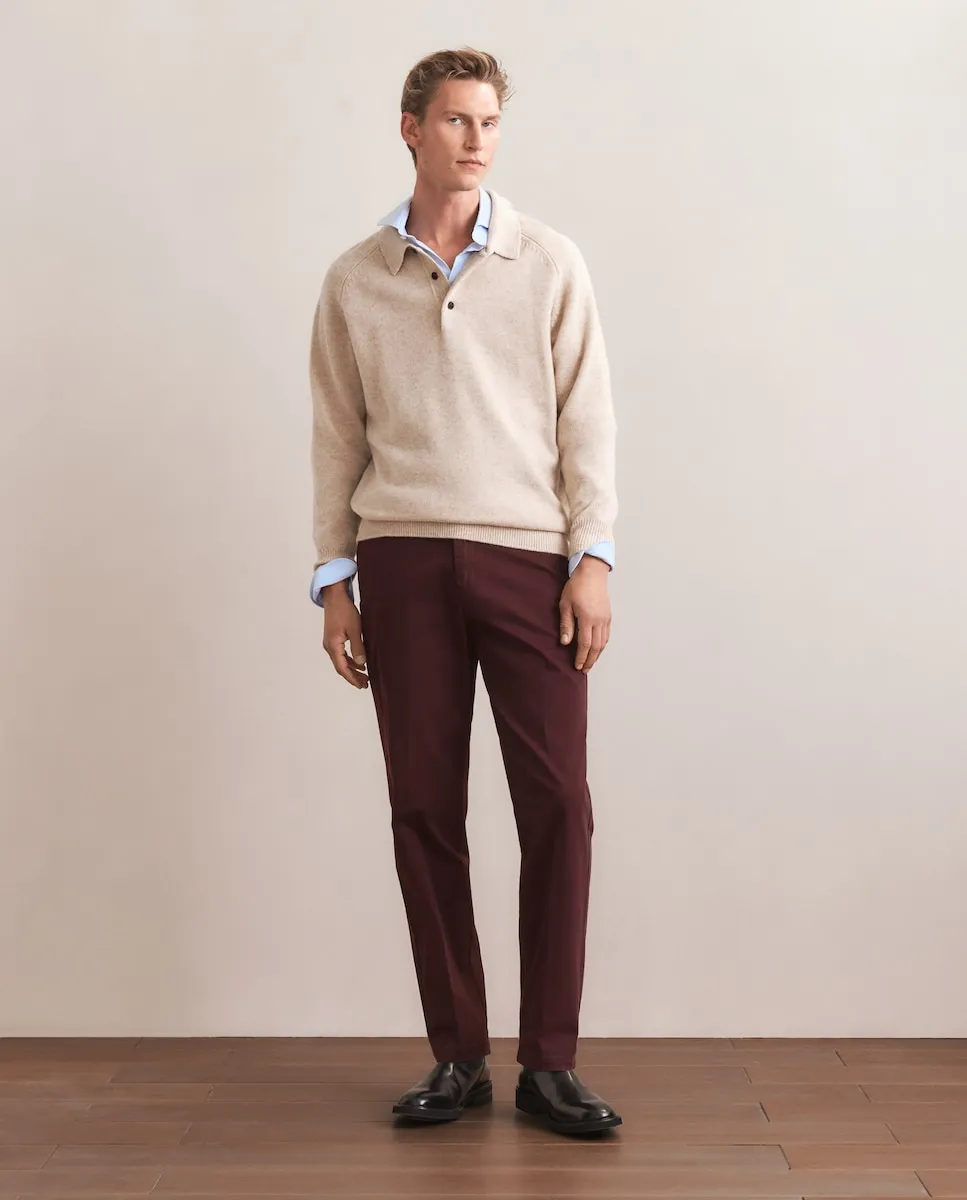 

Мужские спортивные брюки сужающегося кроя Emidio Tucci, бордовый