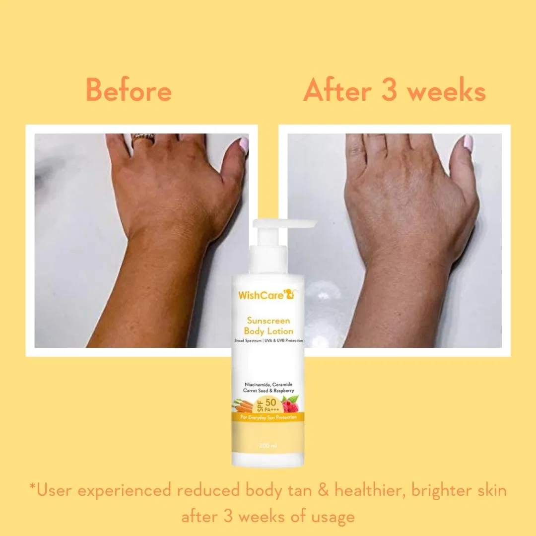 Солнцезащитный лосьон для тела WishCare SPF50 Wishcare — фото 3