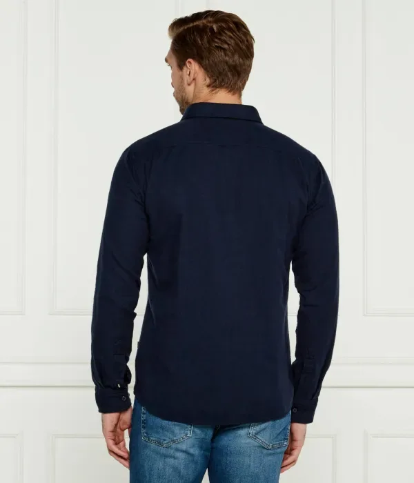 C-Roan-Kent-C4-244 Рубашка slim fit Boss, темно-синий — фото 3