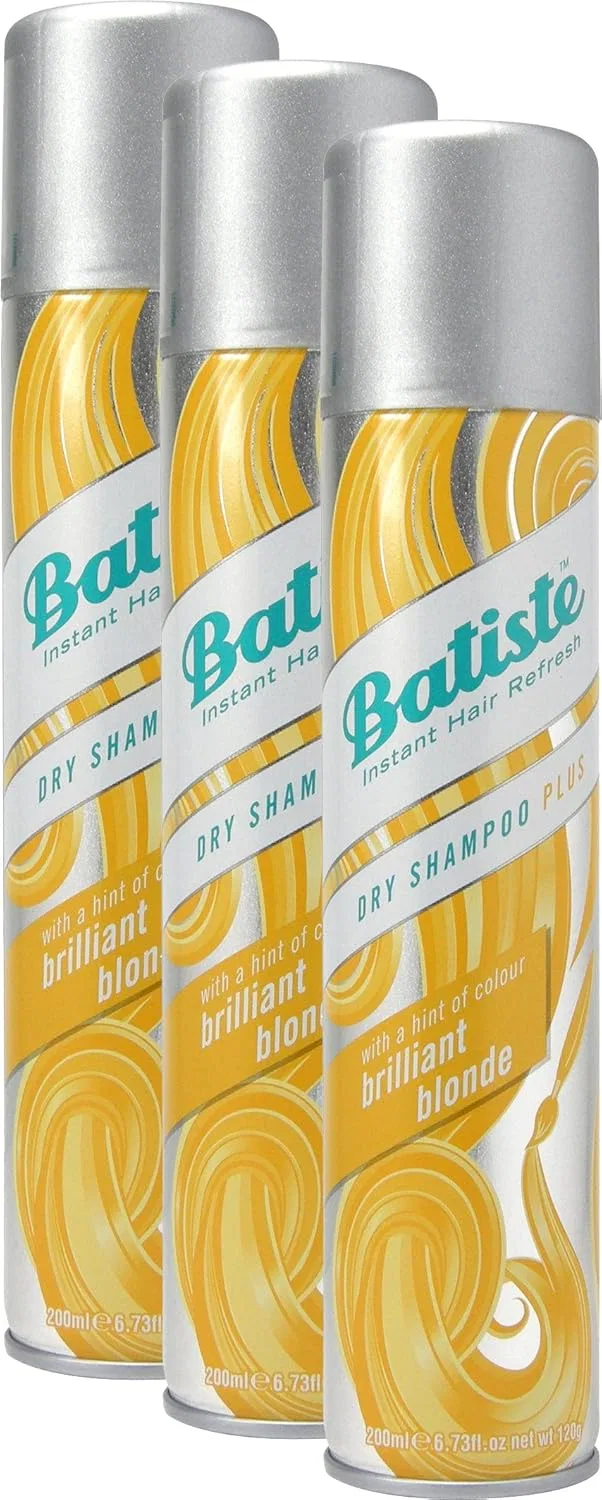 Сухой шампунь Batiste «Brilliant Blonde» для светлых волос, 3 x 200 мл Batiste
