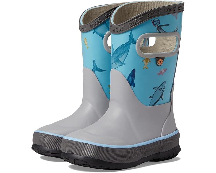 

Ботинки Bogs Rain Boot Scuba Shark, цвет Gray Multi