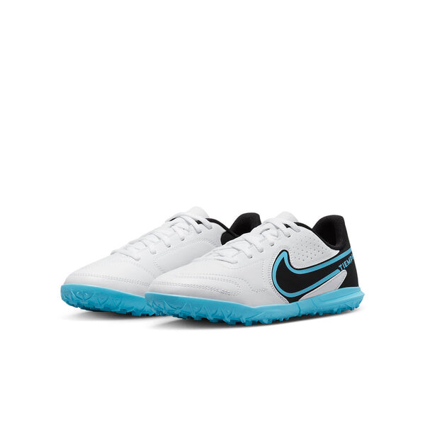 Кроссовки jr tiempo legend 9 club tf turf shoes Nike, белый — фото 3