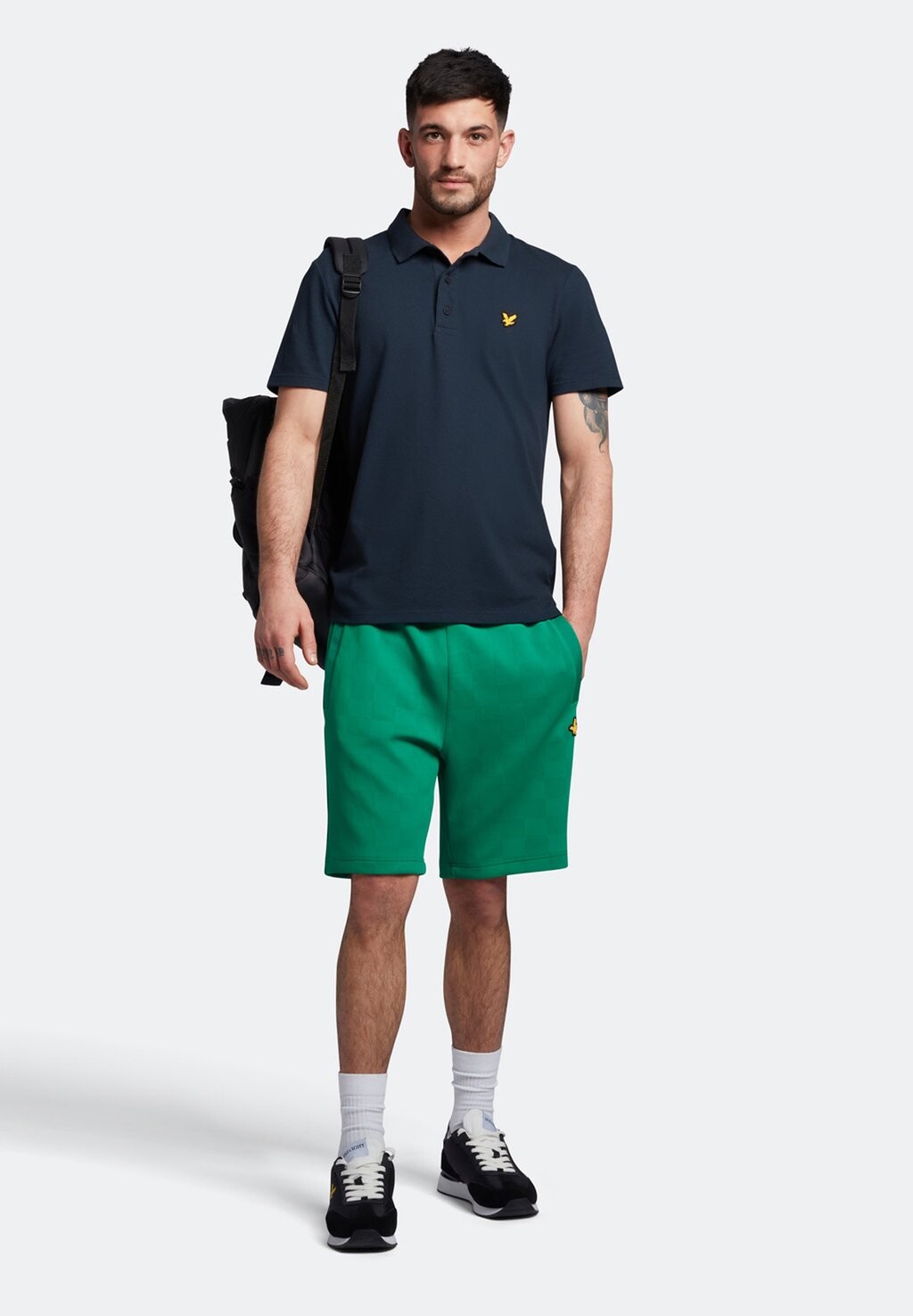 

Рубашка поло SS CORE Lyle & Scott, темно-синий