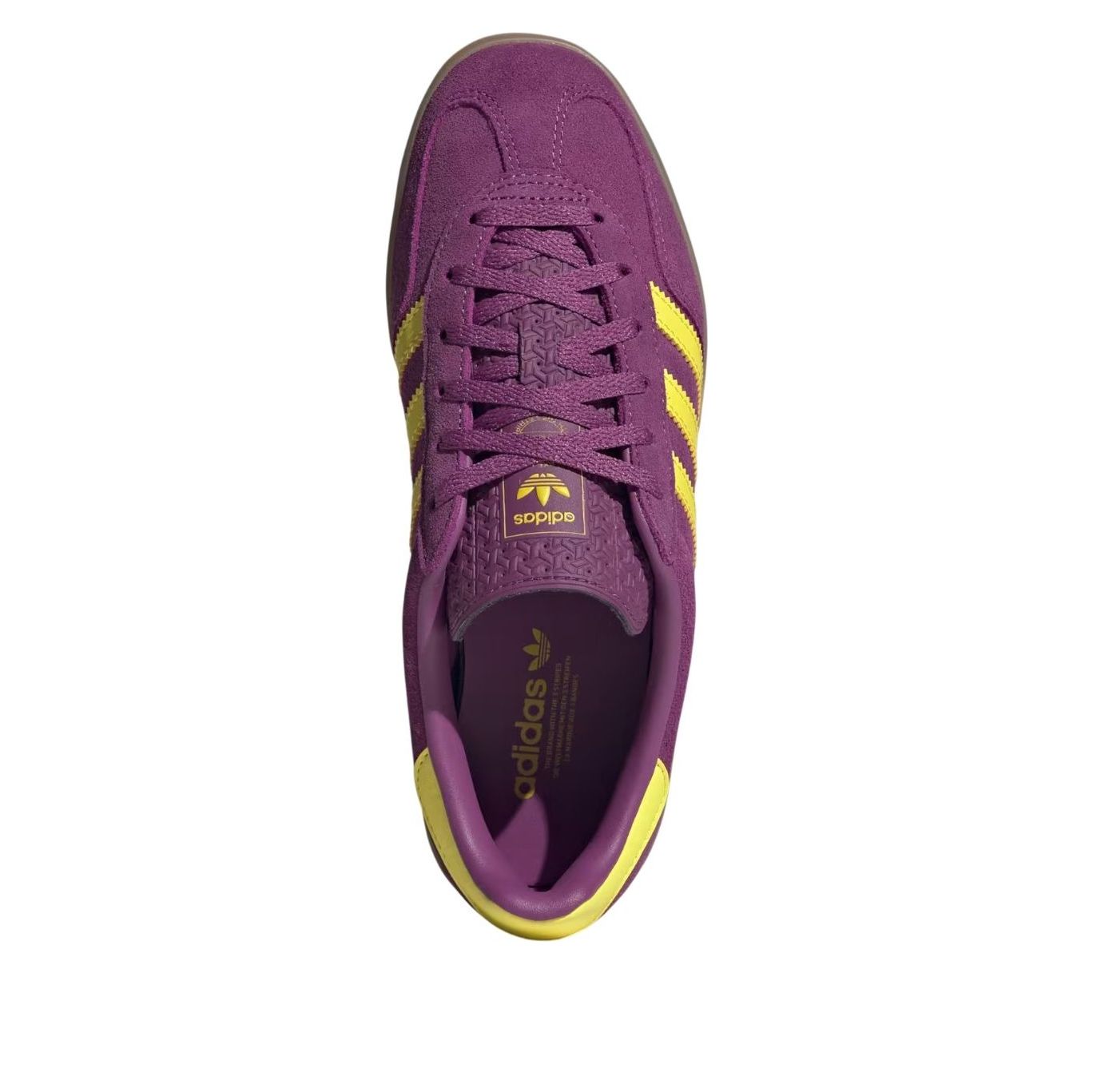 Кроссовки (WMNS) adidas Gazelle Indoor 'Rich Mauve Bright Yellow' — фото 2
