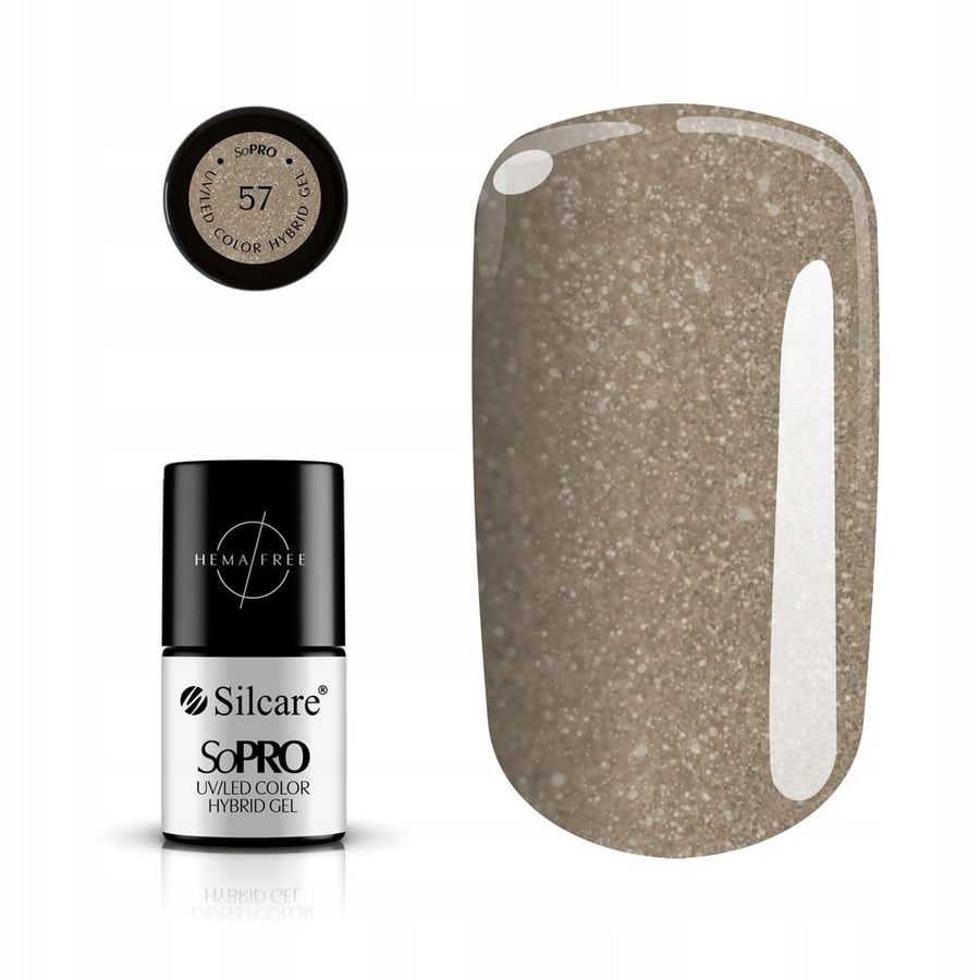 

Гибридный лак для ногтей Silcare SoPRO 57 7 г