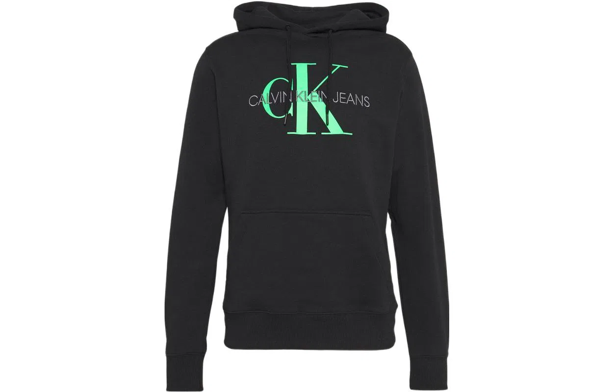 Толстовка мужская black с капюшоном Calvin Klein