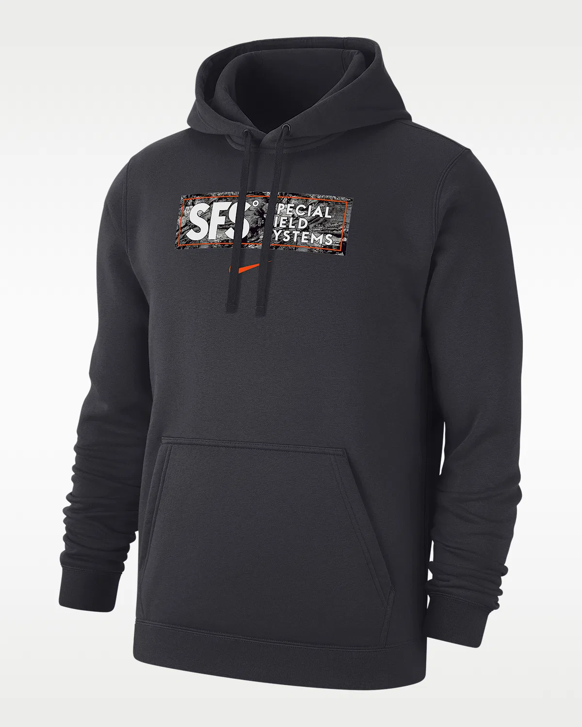 Мужская флисовая худи Nike SFS Club, Anthracite