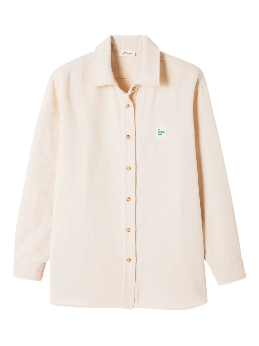 

Рубашка с нашивкой-логотипом Afaz American Vintage, нейтральный