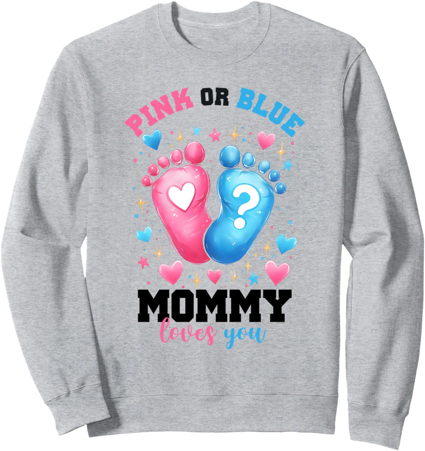 

Забавная толстовка ко Дню матери с надписью «Мама» в розовом или голубом цвете для объявления о рождении ребенка Funny Mom Mother'S Day Humor Celebration Wear